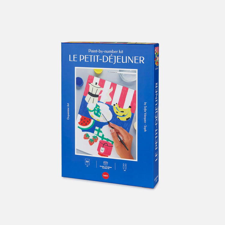 Ensemble de peinture à numéros Le Petit Déjeuner