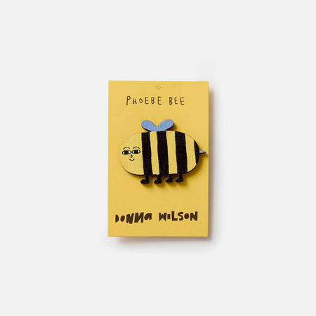 Phoebe Bee Wooden Pin