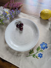 Anemone embroidered placemat