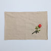 Embroidered Rose Placemat