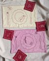 Embroidered coaster [various designs]
