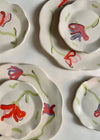Lavender and rose floral plate [various sizes]