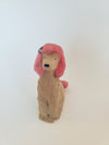 Fashionista poodle with starflower sculpture