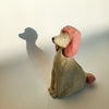 Fashionista poodle with starflower sculpture