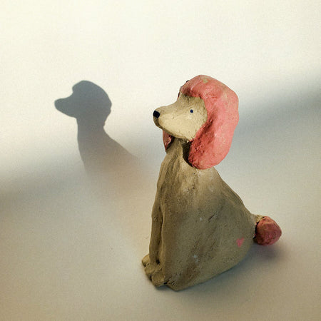 Sculpture Fashionista poodle with starflower