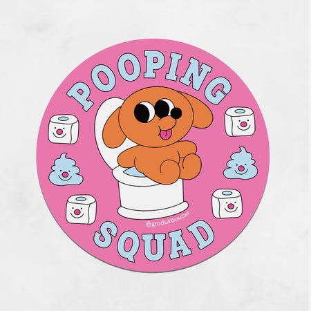 Autocollant Pooping Squad