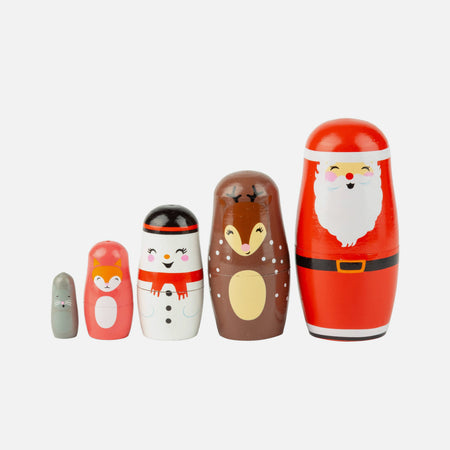 Ensemble de poupées de Noël