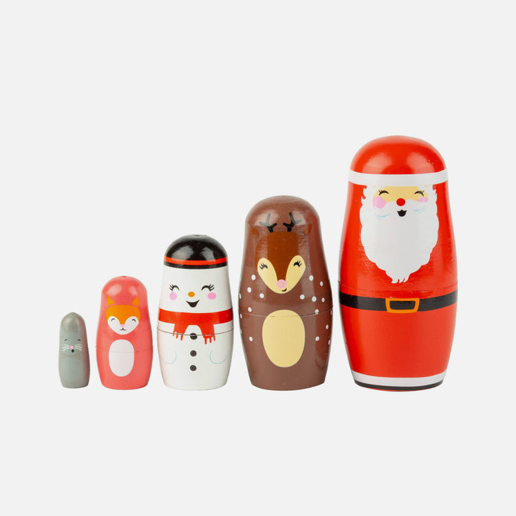 Ensemble de poupées de Noël