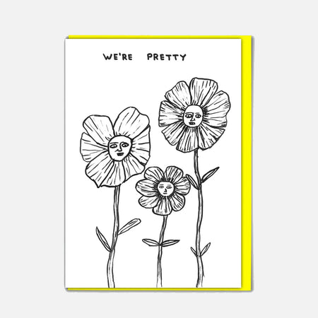 Carte de souhaits 'We're pretty'