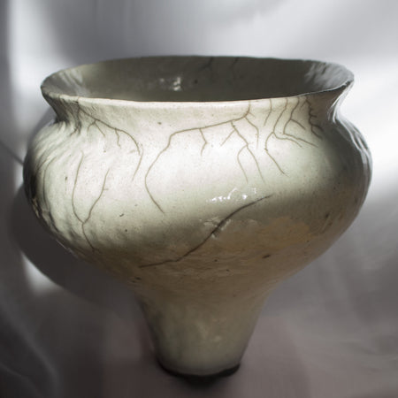 Grand vase raku