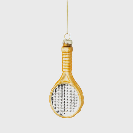 Tennis racket ornament