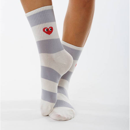 Chaussettes Rayures Coeur