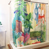 Rideau de douche 'Jardin' [tel quel]