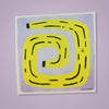 Affiche risographie 'Happy Banana'