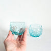 Duo de verres boules texturés vintage Anchor Hocking