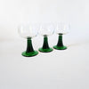 Lot de 3 verres à pied Luminarc Römer vert