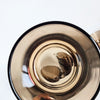 Duo de tasses en verre fumé vintages, Vereco France