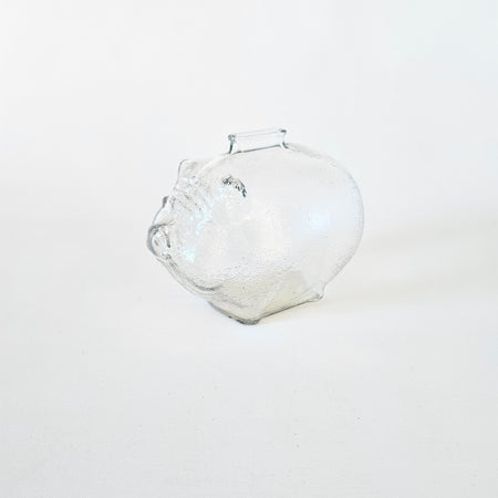 Tirelire banque Cochon, Anchor Hocking vintage