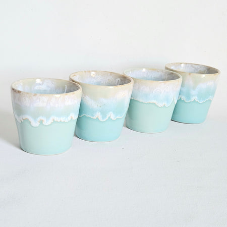Lot de 2 gobelets vintages en céramique