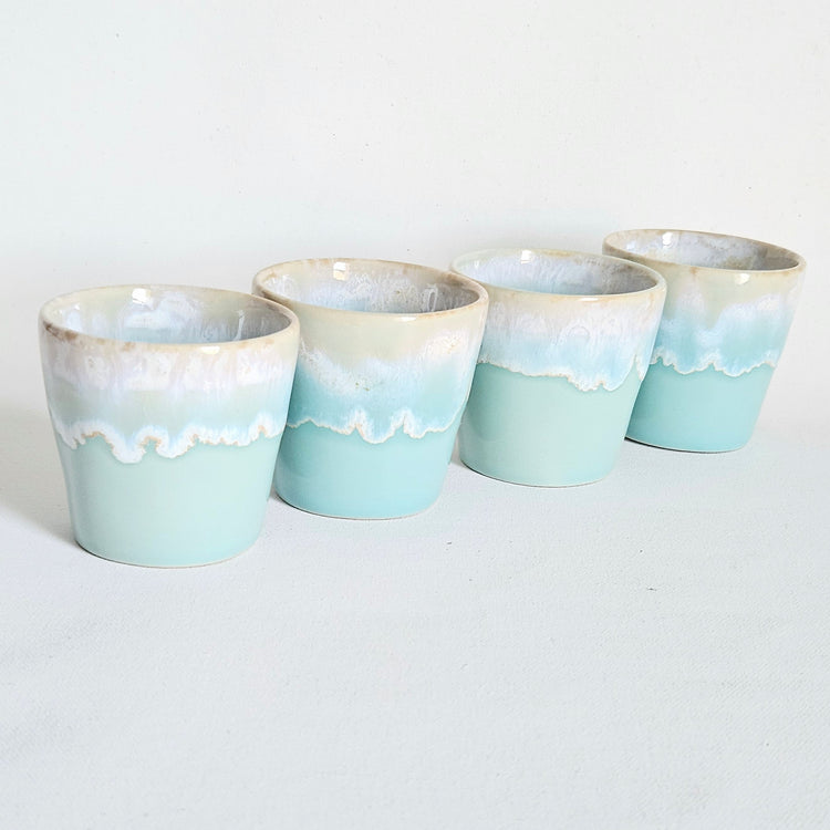 Lot de 2 gobelets vintages en céramique