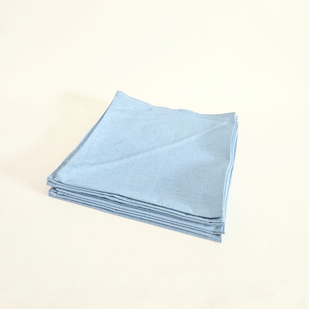 Lot de 4 serviettes de table bleu seconde main