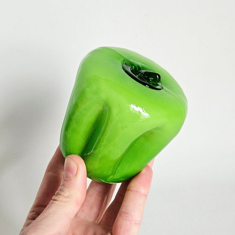 Fruits et légumes en verre soufflé vintages