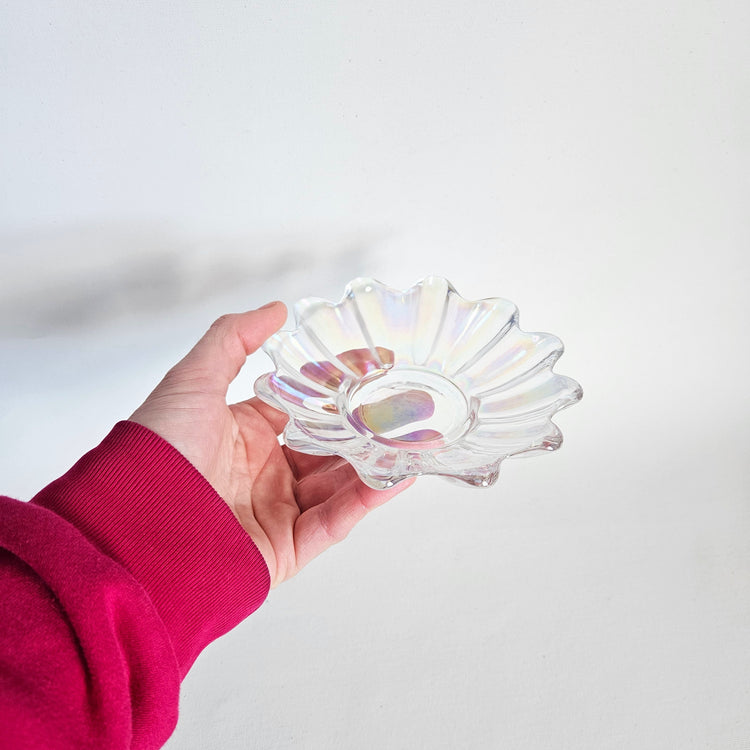 Bol à fruits et coupelles fleur vintage