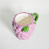 Tasse-mug en céramique texturée vintage Raisin