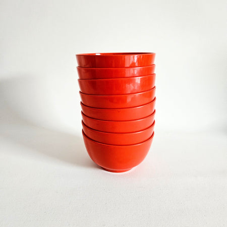 Bol rouge vintage en mélamine Rösti