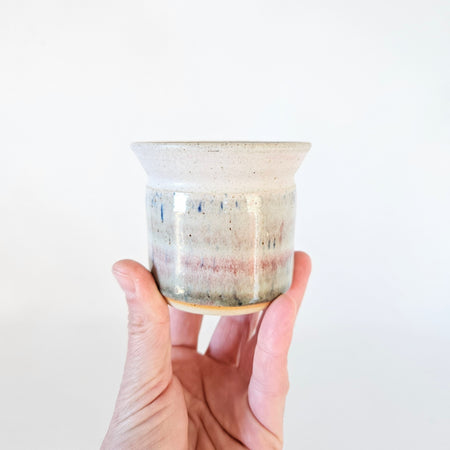 Mini cache-pot en céramique pastel vintage