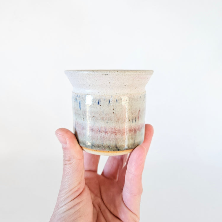 Mini cache-pot en céramique pastel vintage