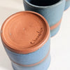 Lot de 2 gobelets vintages en céramique artisanale