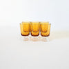 Lot de 6 verres à shot ambré Luminarc