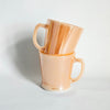 Lot de 2 tasses irisées vintage Peach, Anchor Hocking Fire King