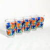 Lot de 5 verres à jus vintage 1970s