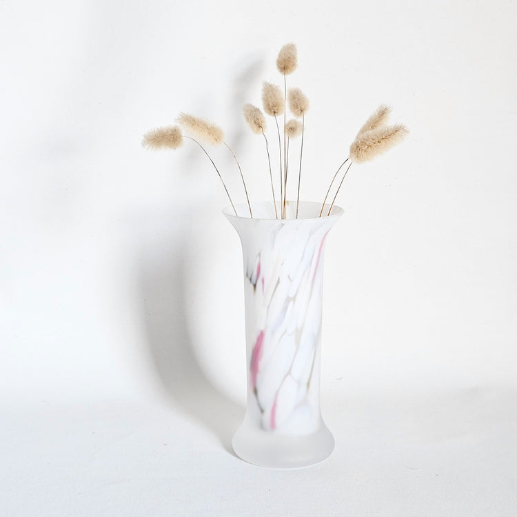 Vase vintage en verre soufflé, Kosta Boda