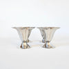 Lot de 4 coupes à dessert en inox vintage
