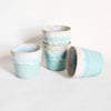 Lot de 2 gobelets vintages en céramique