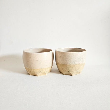 Pair of second-hand handmade ceramic bowls