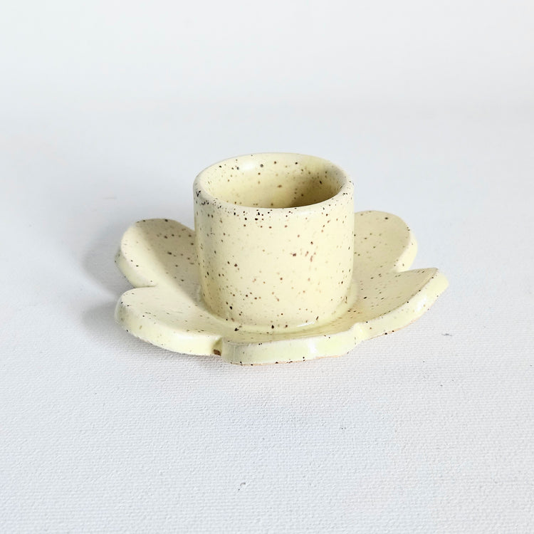 Bougeoir Fleur seconde main en céramique, Mini Pott