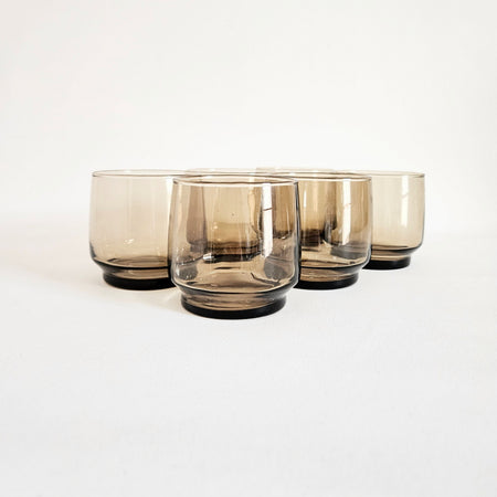 Duo de verres fumés Dominion vintages
