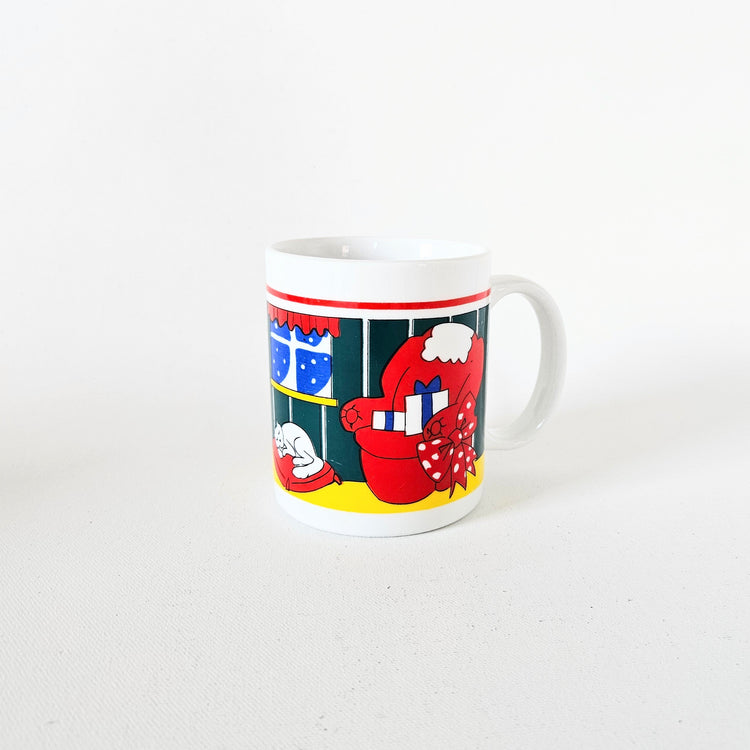 Tasse vintage Noël en céramique