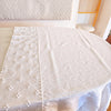 Charlevoix vintage woven tablecloth
