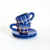 Duo de tasses espresso et soucoupes vintages