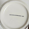 Tasse rayée vintage en céramique