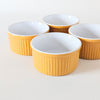 Lot de 4 ramequins en céramique Emile Henry vintage
