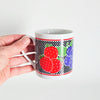 Tasse vintage Fruits en céramique