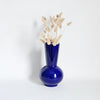 Vase en céramique vintage bleu