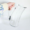 Vintage wavy glass pitcher