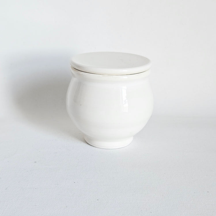 Beurrier breton vintage en céramique